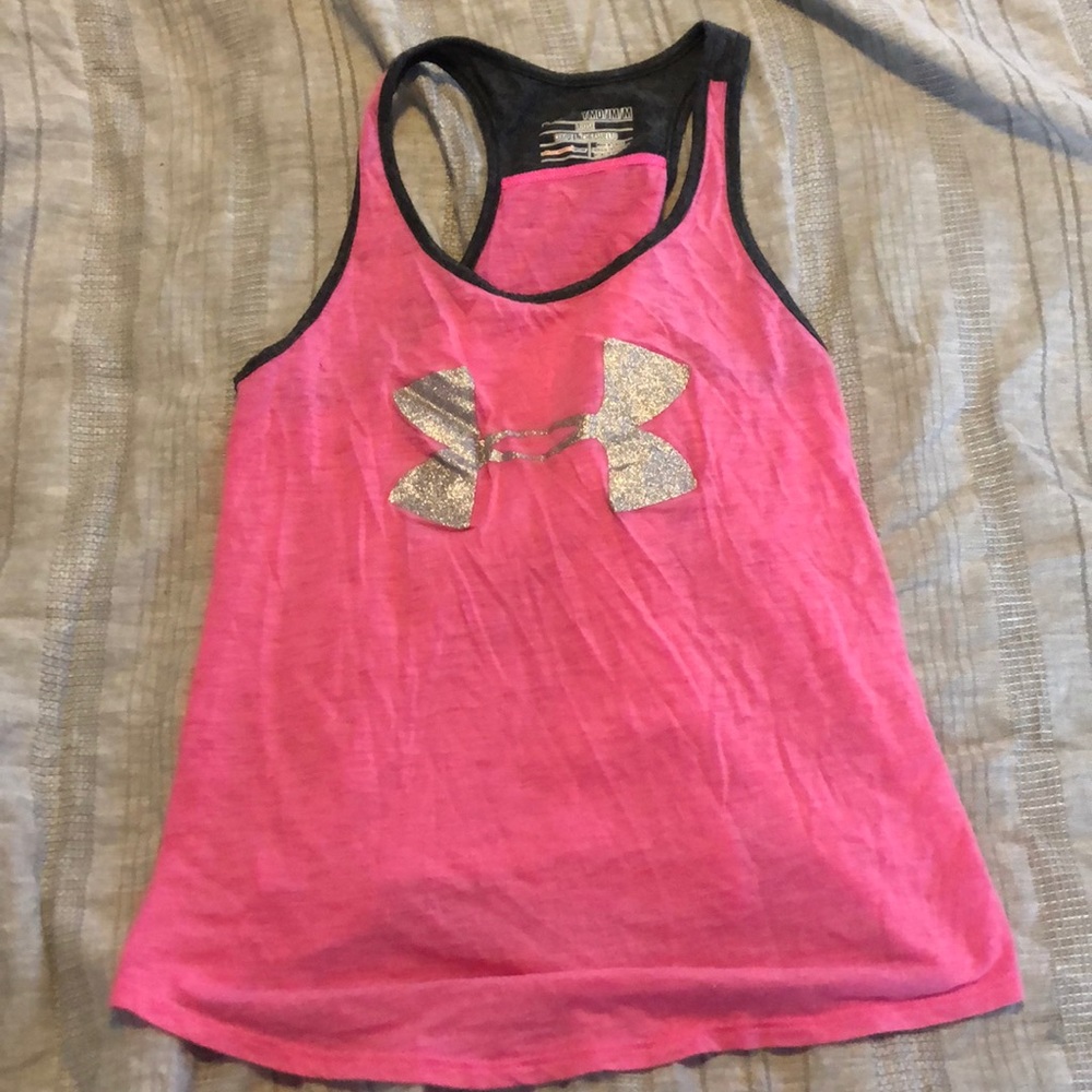 Girls youth med under armour tank